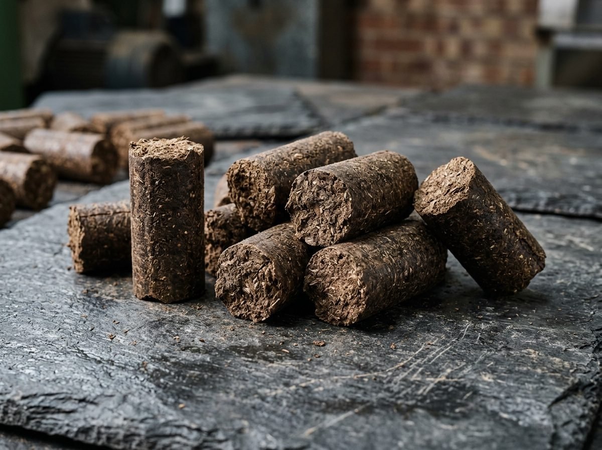 Mustard Husk Briquettes